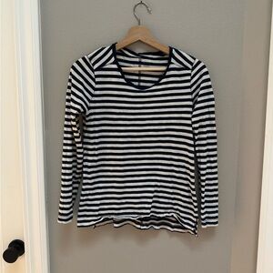 Striped Madewell, long sleeve shirt, size S
